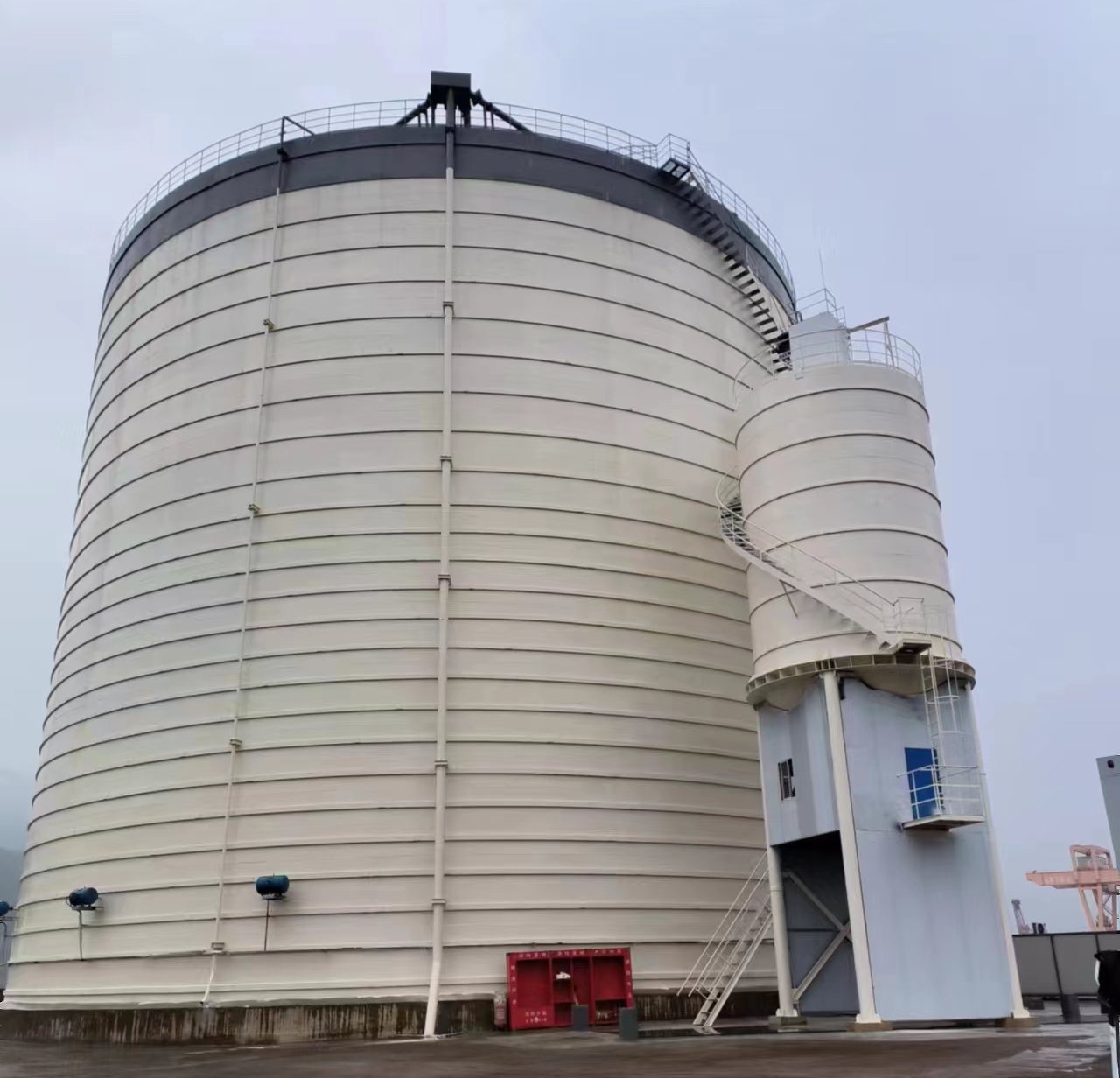 竞秀10万吨水泥钢板库